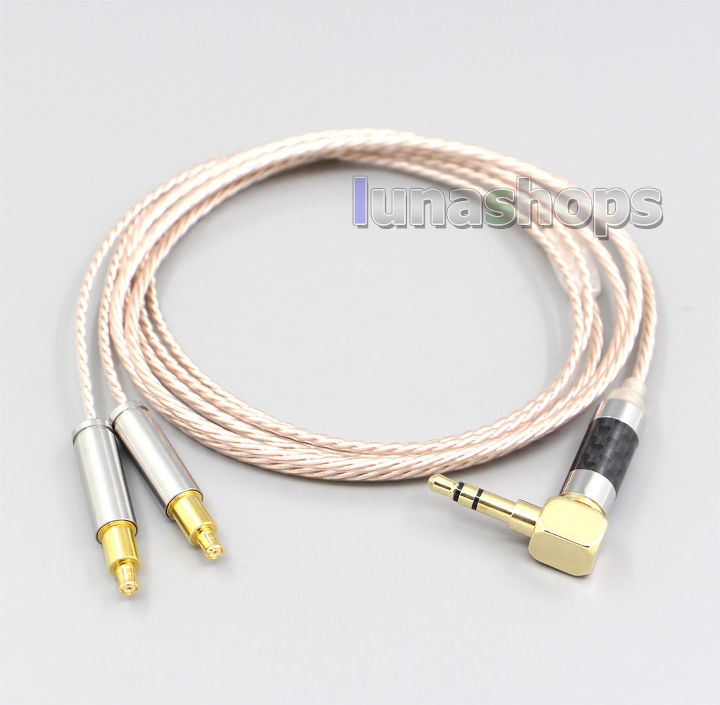 Hi-Res Brown XLR 3.5mm 2.5mm 4.4mm Earphone Cable For Audio Technica ATH-ADX5000 MSR7b 770H 990H ESW950 SR9 ES750 ESW990