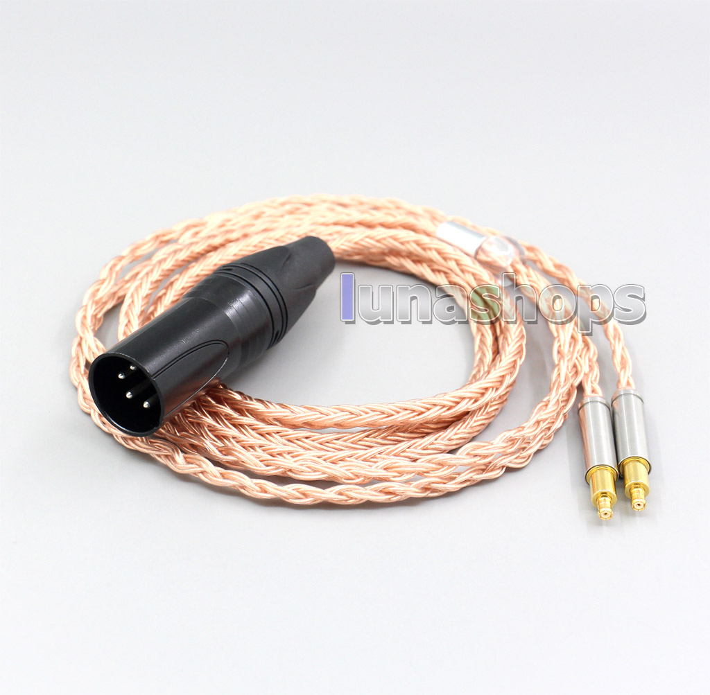 XLR 3 4 Pole 6.5mm 16 Core 7N OCC Headphone Cable For Audio Technica ATH-ADX5000 MSR7b 770H 990H ESW950 SR9 ES750 ESW990