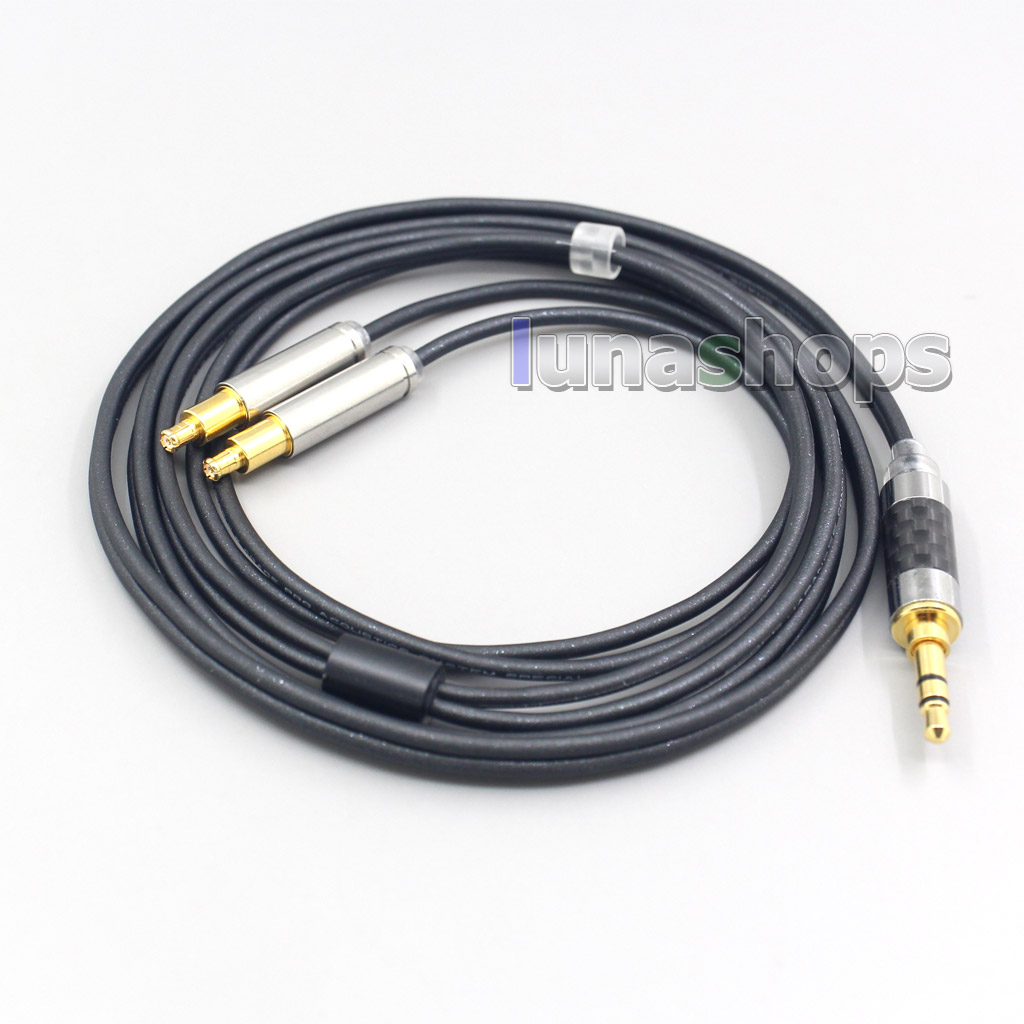 Black 99% Pure PCOCC Earphone Cable For Audio Technica ATH-ADX5000 MSR7b 770H 990H ESW950 SR9 ES750 ESW990