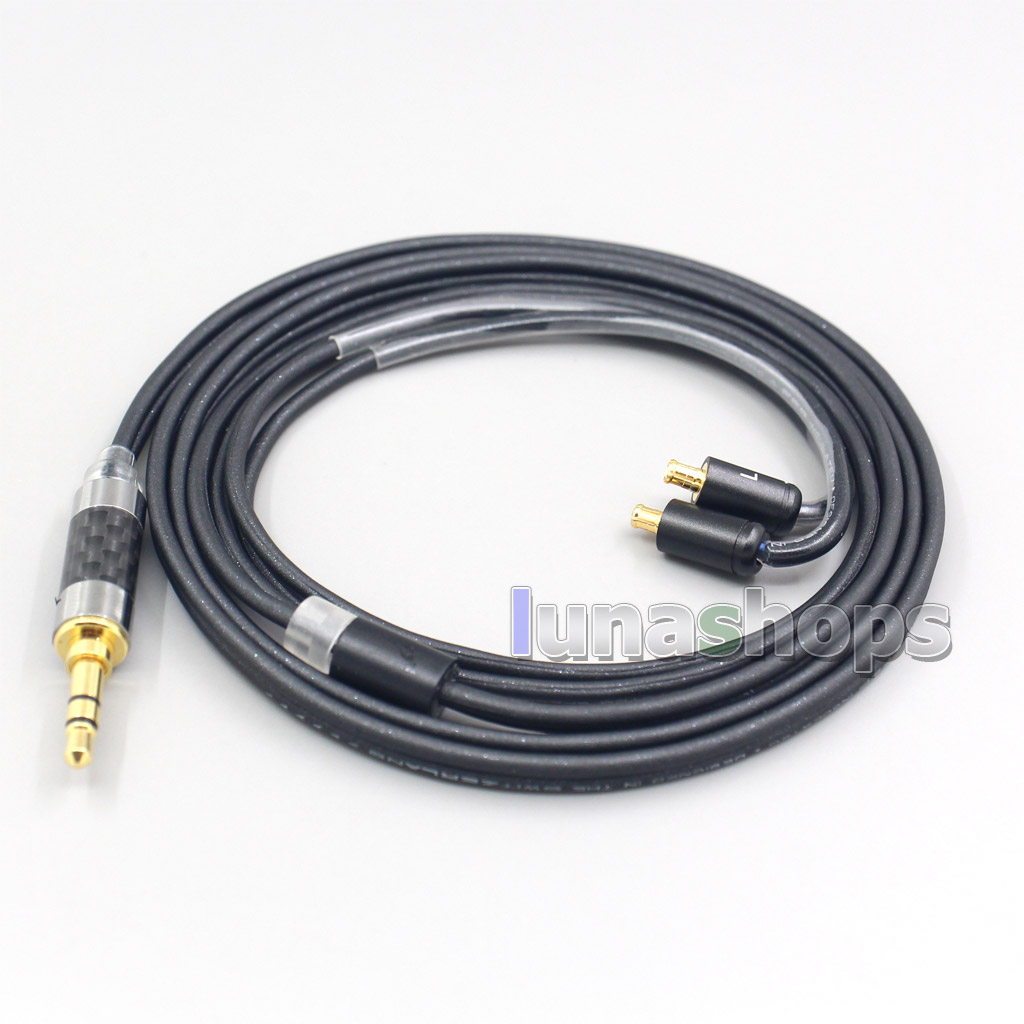 2.5mm 4.4mm Black 99% Pure PCOCC Earphone Cable For Audio Technica ATH-CKR100 ATH-CKR90 CKS1100 CKR100IS CKS1100I