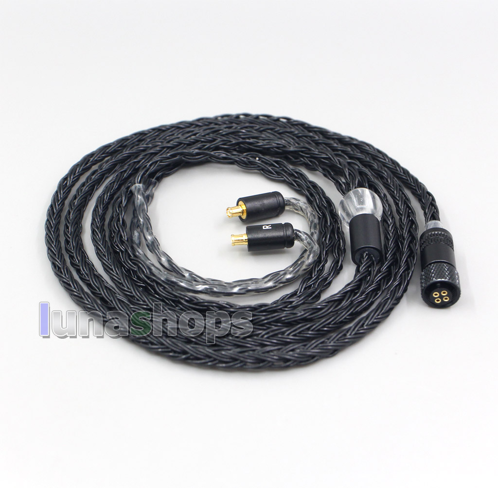 16 Core Black OCC Awesome All In 1 Plug Earphone Cable For Audio Technica ATH-CKR100 ATH-CKR90 CKS1100 CKR100IS CKS1100IS