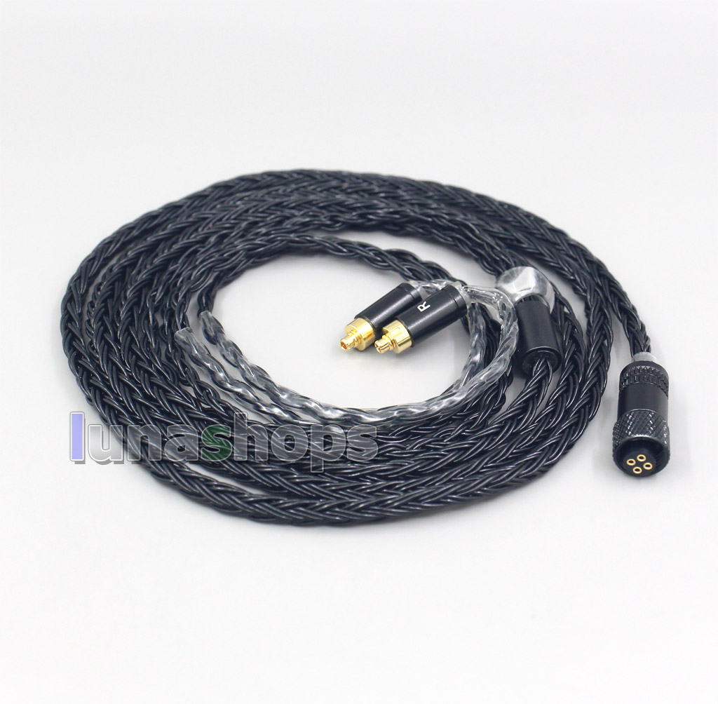 16 Core Black OCC Awesome All In 1 Plug Earphone Cable For Dunu dn-2002