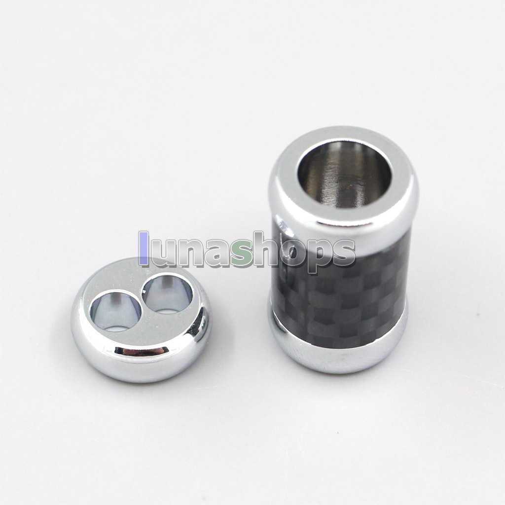 8mm Main Wire Hole Full Metal Barrel Splitter + 4.5mm Branch Hole Slider Kit For DIY Custom Headphone Earphone Cable