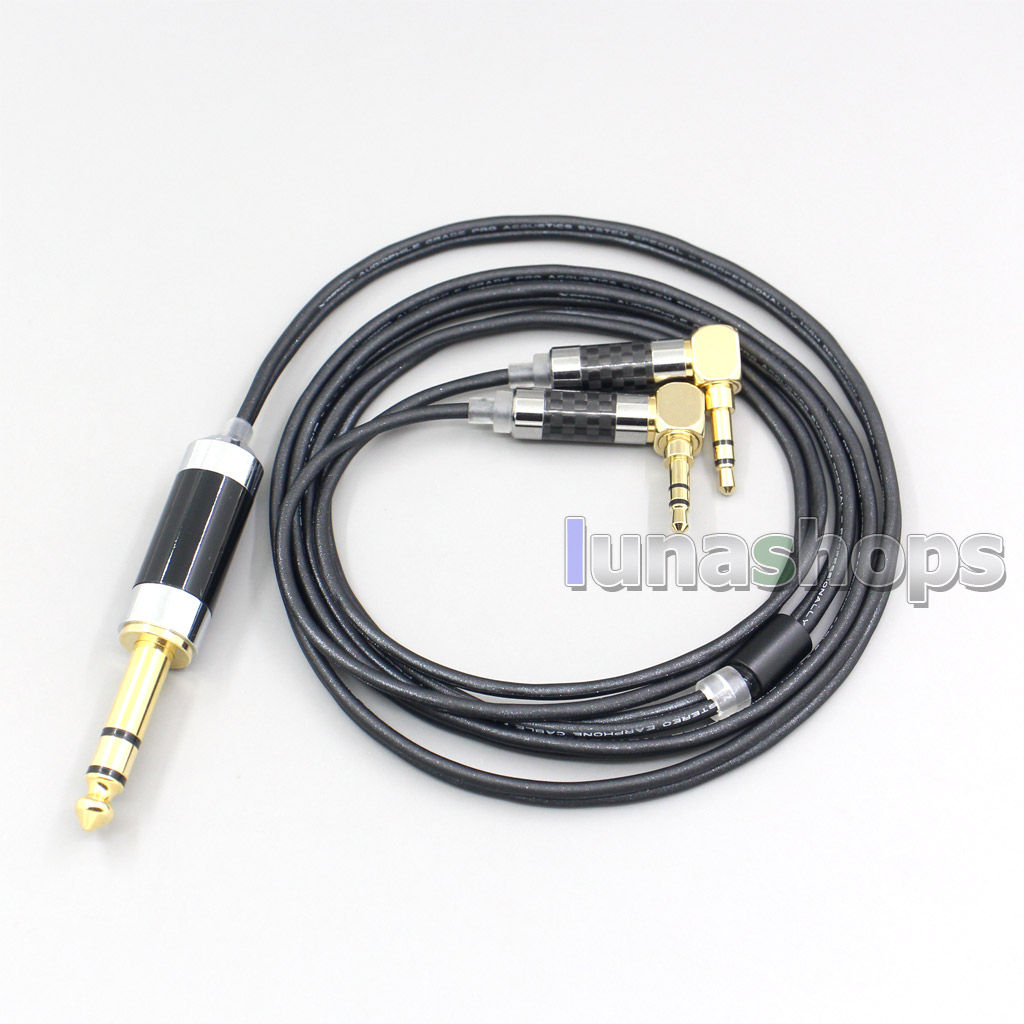 2.5mm 3.5mm 4.4mm XLR Black 99% Pure PCOCC Earphone Cable For Verum 1 One Headphone Headset L Shape Pin