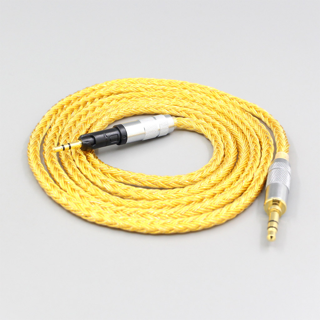 16 Core OCC Gold Plated Headphone Cable For Audio Technica ATH-M50x ATH-M40x ATH-M70x ATH-M60x Earphone