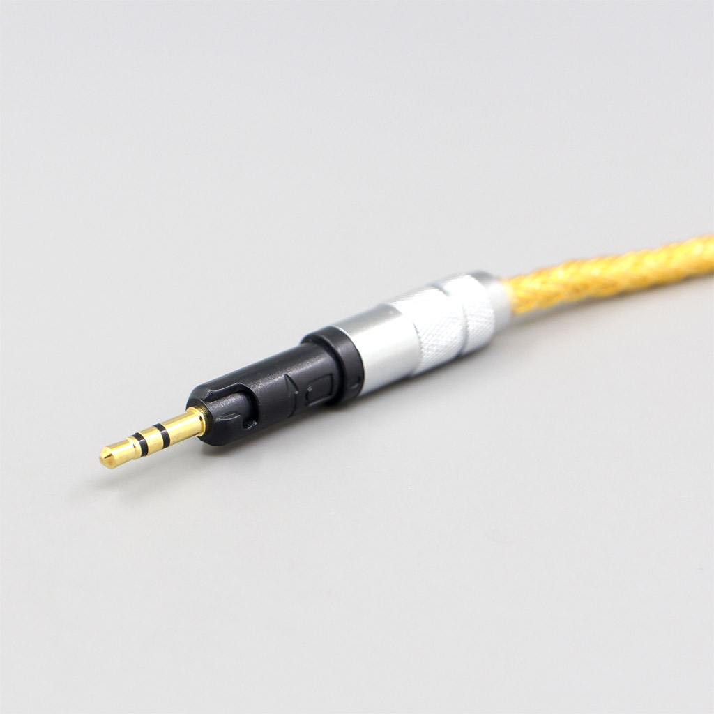 16 Core OCC Gold Plated Headphone Cable For Audio Technica ATH-M50x ATH-M40x ATH-M70x ATH-M60x Earphone