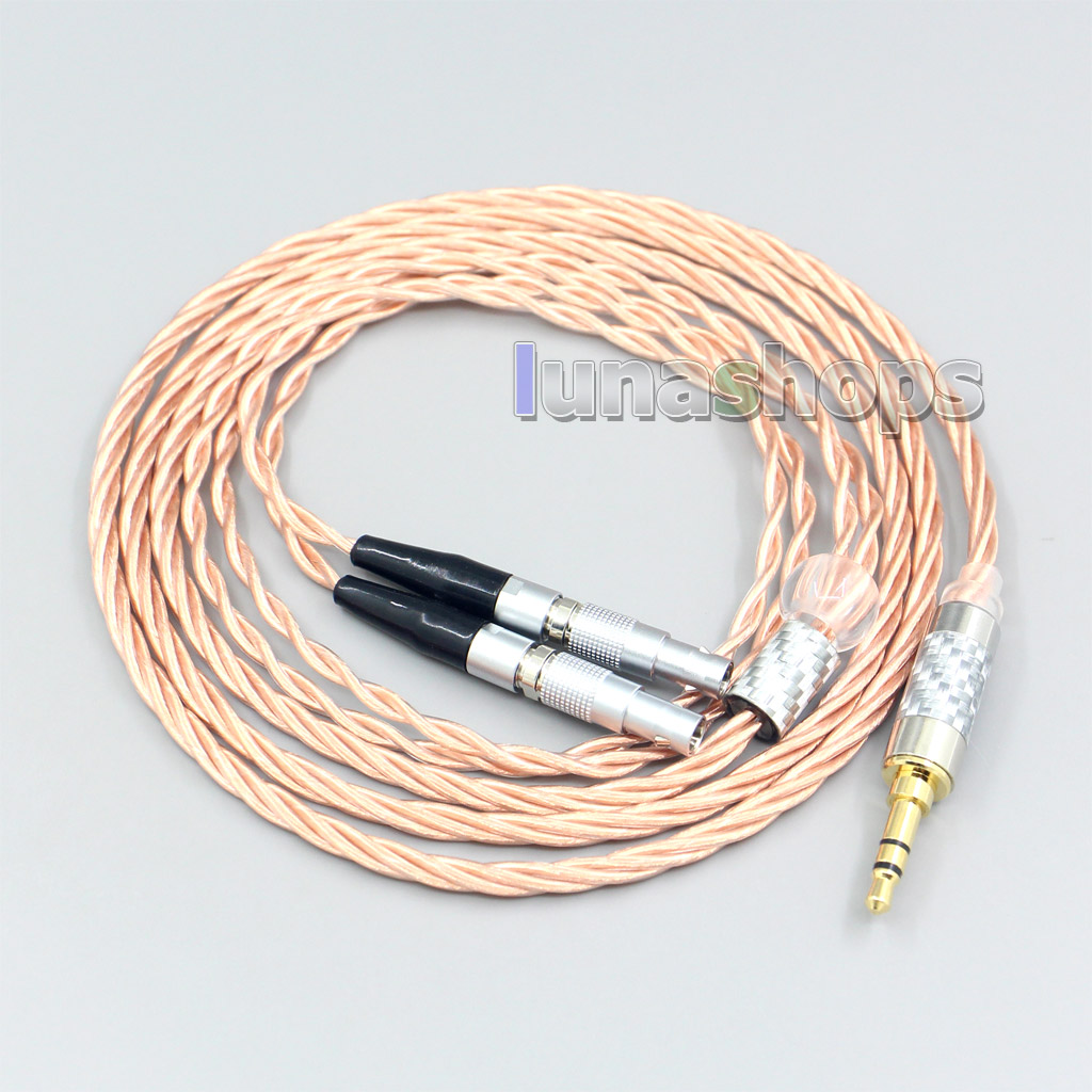Silver Plated OCC Shielding Coaxial Cable For Ultrasone Jubilee 25E dition ED8EX ED15 Headphone