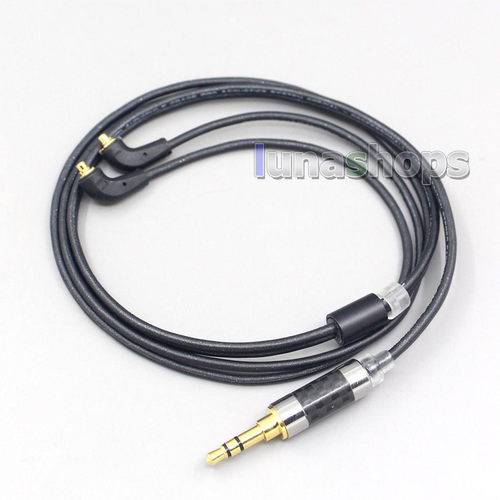 2.5mm 4.4mm XLR 3.5mm Black 99% Pure PCOCC Earphone Cable For Etymotic ER4SR ER4XR ER3XR ER3SE ER2XR ER2SE