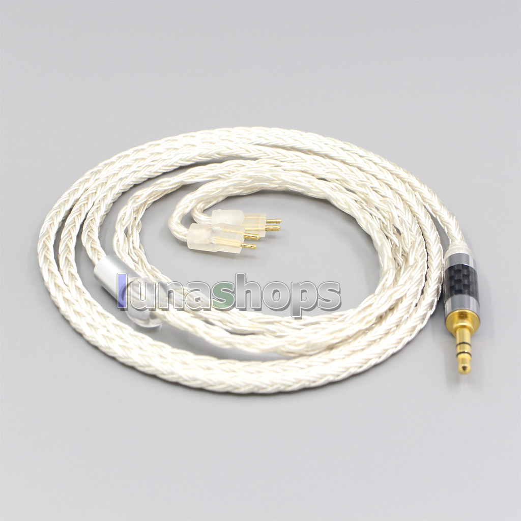 16 Core OCC Silver Plated Headphone Earphone Cable For Fitear To Go! 334 private c435 Jaben F111 MH333 223 22