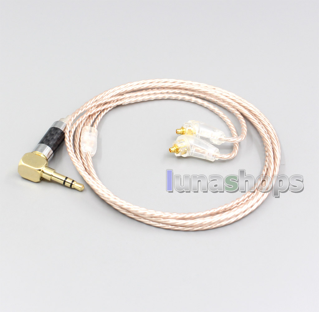 Hi-Res Brown XLR 3.5mm 2.5mm 4.4mm Earphone Cable For Sony XBA-H2 XBA-H3 XBA-Z5 xba-A3 xba-A2