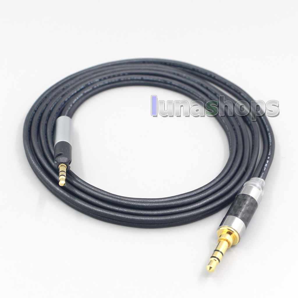 2.5mm 4.4mm XLR Black 99% Pure PCOCC Earphone Cable For Sennheiser HD598se HD559 hd569 hd579 hd599 hd558 hd518