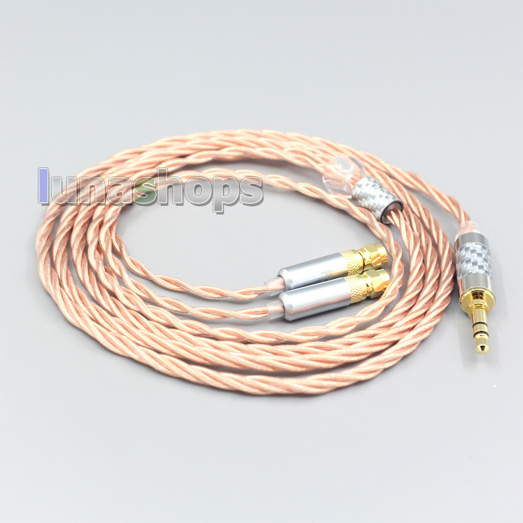 Silver Plated OCC Shielding Coaxial Earphone Cable For HiFiMan HE400 HE5 HE6 HE300 HE4 HE500 HE6