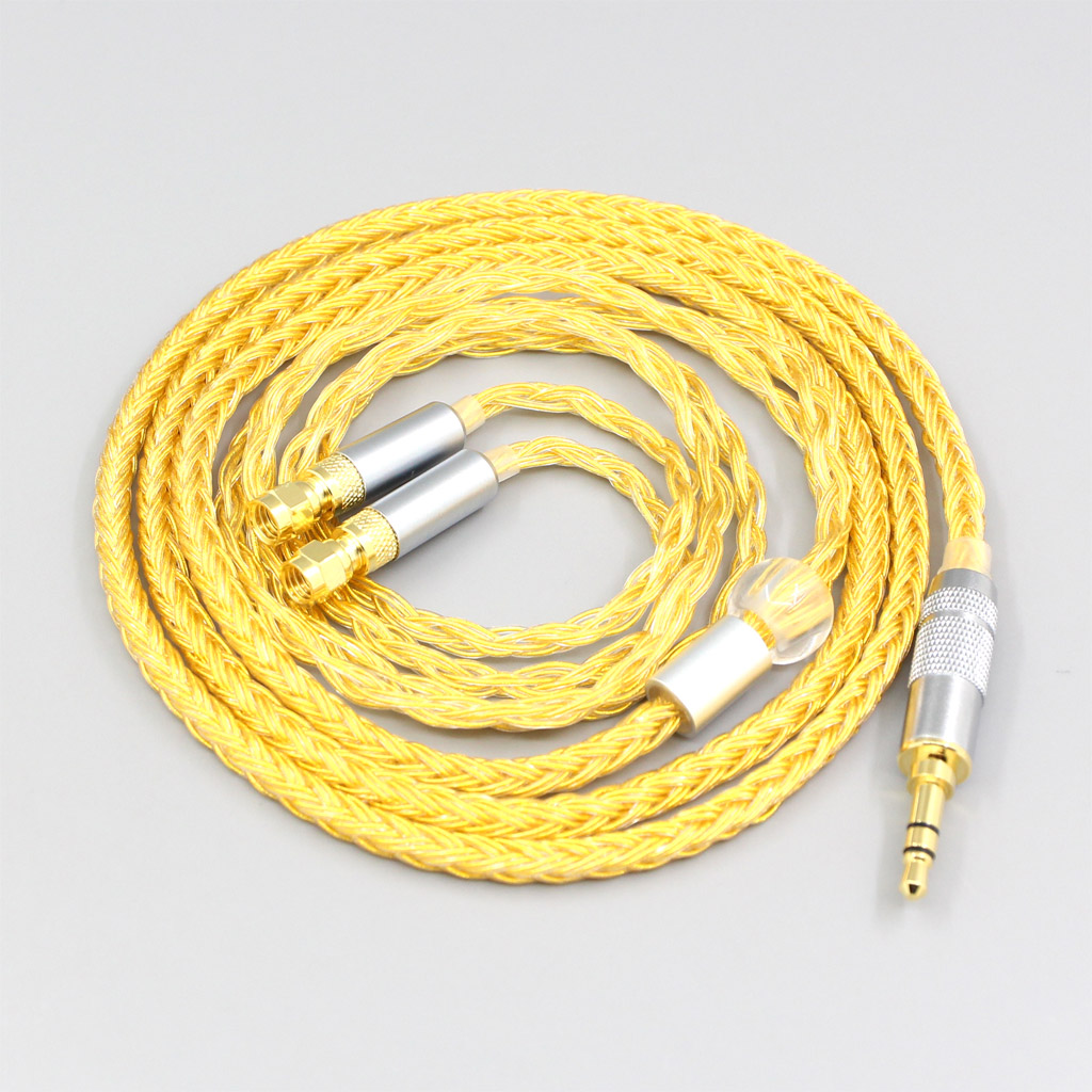 16 Core OCC Gold Plated Braided Earphone Cable For HiFiMan HE400 HE5 HE6 HE300 HE4 HE500 HE6 Headphone