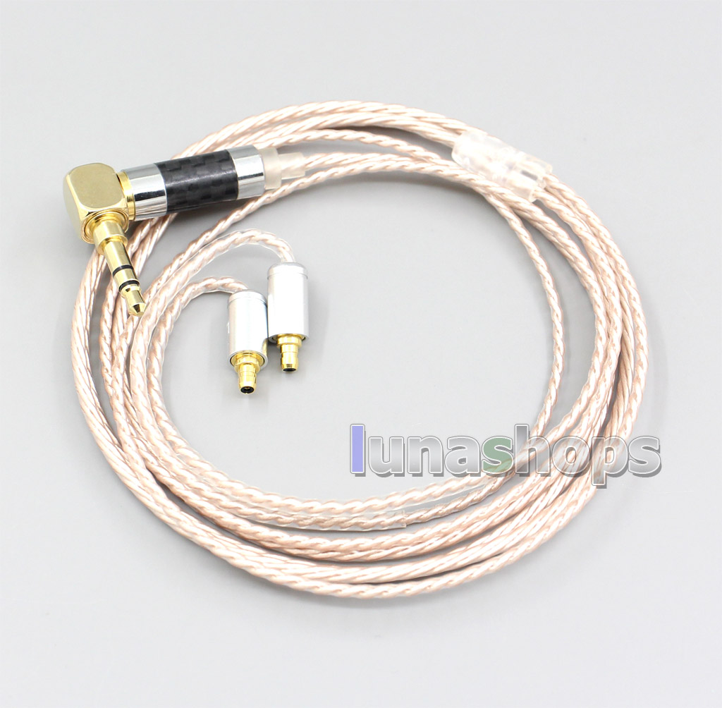 Hi-Res Brown XLR 3.5mm 2.5mm 4.4mm Earphone Cable For Sennheiser IE400 IE500 Pro