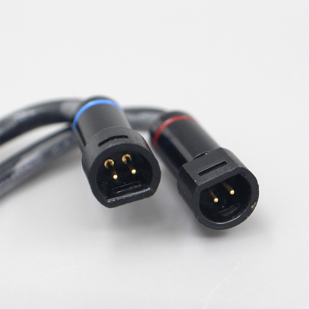 2.5mm 4.4mm XLR 3.5mm Black 99% Pure PCOCC Earphone Cable For Sennheiser IE8 IE8i IE80 IE80s Metal Pin