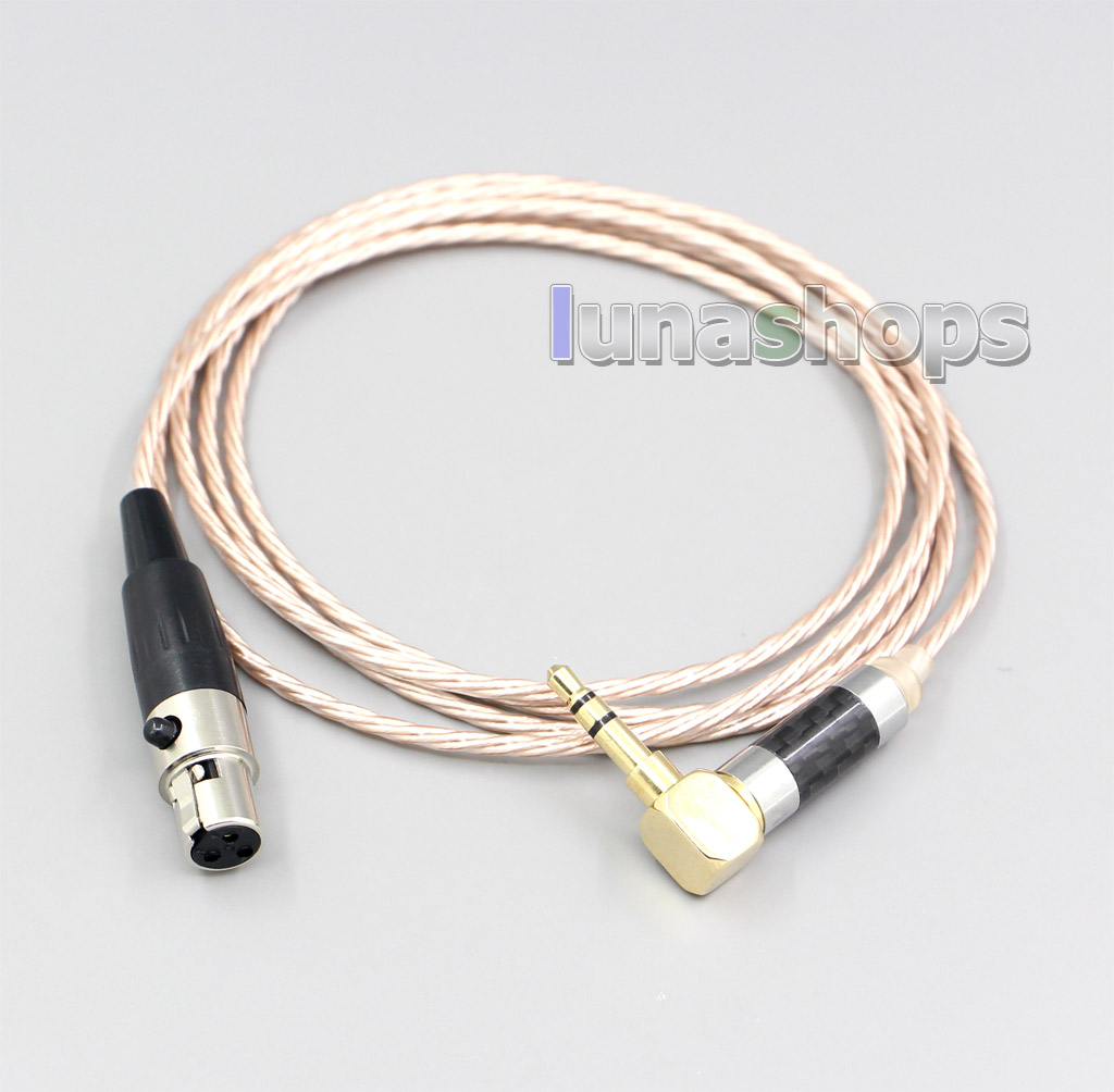 Hi-Res Brown XLR 3.5mm 2.5mm 4.4mm Earphone Cable For AKG Q701 K702 K271 K272 K240 K141 K712 K181 K267 K712 Headphone