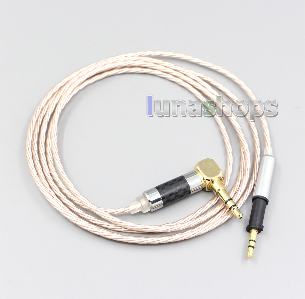 Hi-Res Brown XLR 3.5mm 2.5mm 4.4mm Earphone Cable For AKG K450 K451 K452 K480 Q460 Headset Headphone