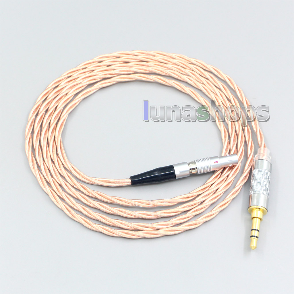 Silver Plated OCC Shielding Coaxial Earphone Cable For AKG K812 K872 Reference Headphone Headset
