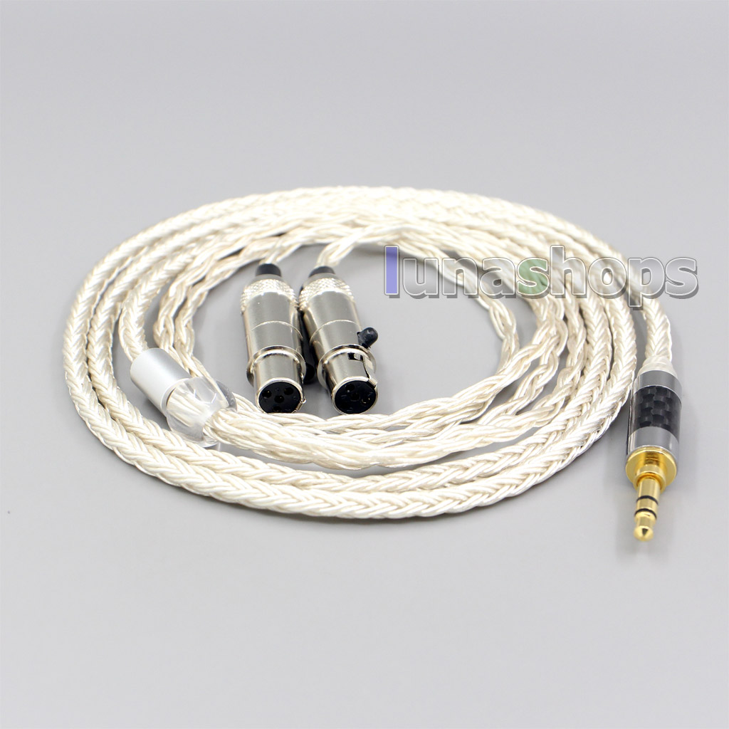 16 Core OCC Silver Plated Headphone Earphone Cable For Audeze LCD-3 LCD3 LCD-2 LCD2 LCD-X LCD-XC