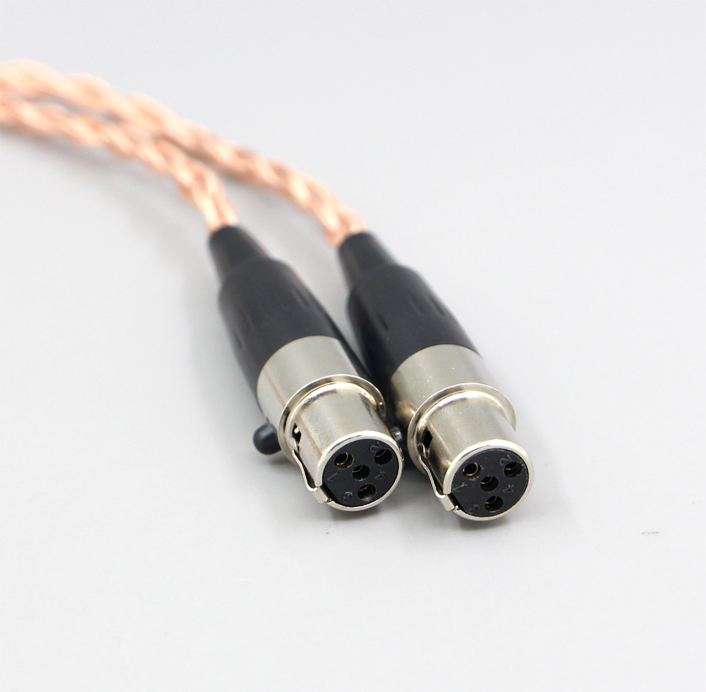 XLR 3 4 Pole 6.5mm 16 Core 99% 7N OCC Headphone Cable For Audeze LCD-3 LCD3 LCD-2 LCD2 LCD-X LCD-XC