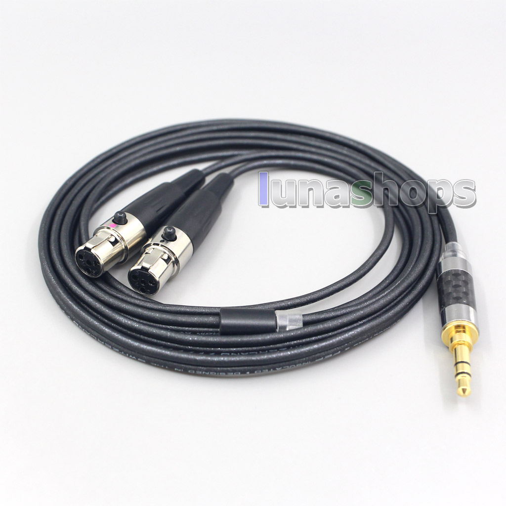 2.5mm 4.4mm XLR 3.5mm Black 99% Pure PCOCC Earphone Cable For Audeze LCD-3 LCD-2 LCD-X LCD-XC LCD-4z LCD-MX4 LCD-GX