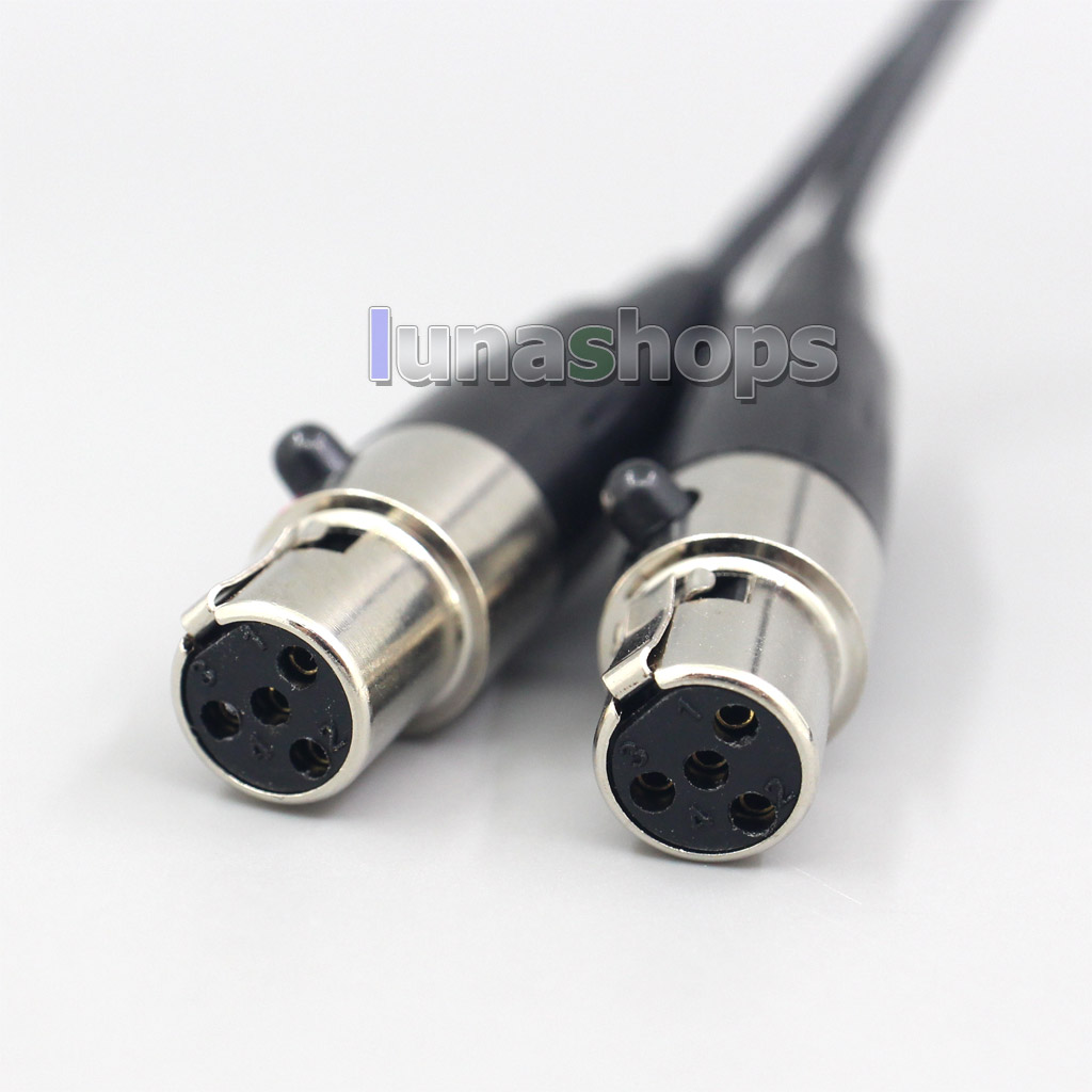 2.5mm 4.4mm XLR 3.5mm Black 99% Pure PCOCC Earphone Cable For Audeze LCD-3 LCD-2 LCD-X LCD-XC LCD-4z LCD-MX4 LCD-GX