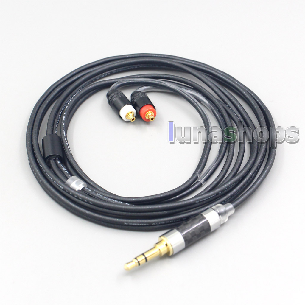 2.5mm 4.4mm XLR 3.5mm Black 99% Pure PCOCC Earphone Cable For Sony IER-M7 IER-M9 IER-Z1R