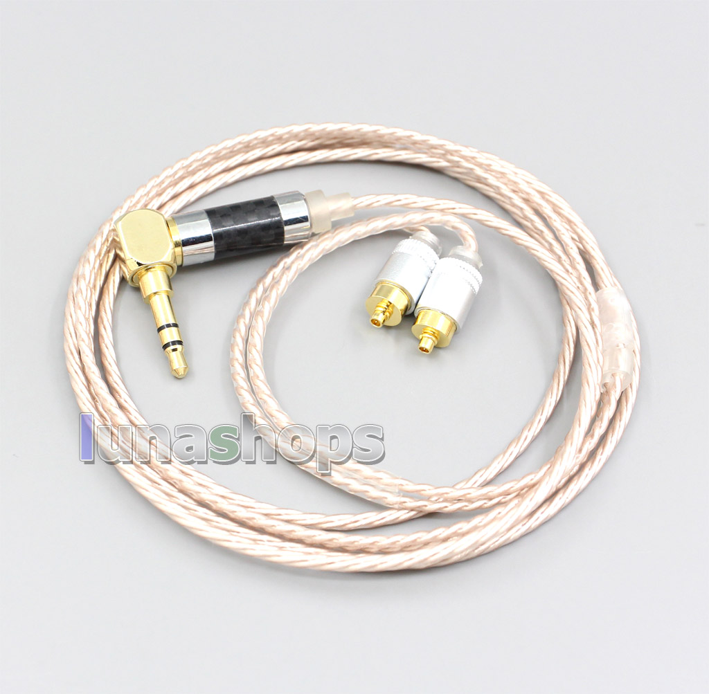 Hi-Res Brown XLR 3.5mm 2.5mm 4.4mm Earphone Cable For Sony IER-M7 IER-M9 IER-Z1R
