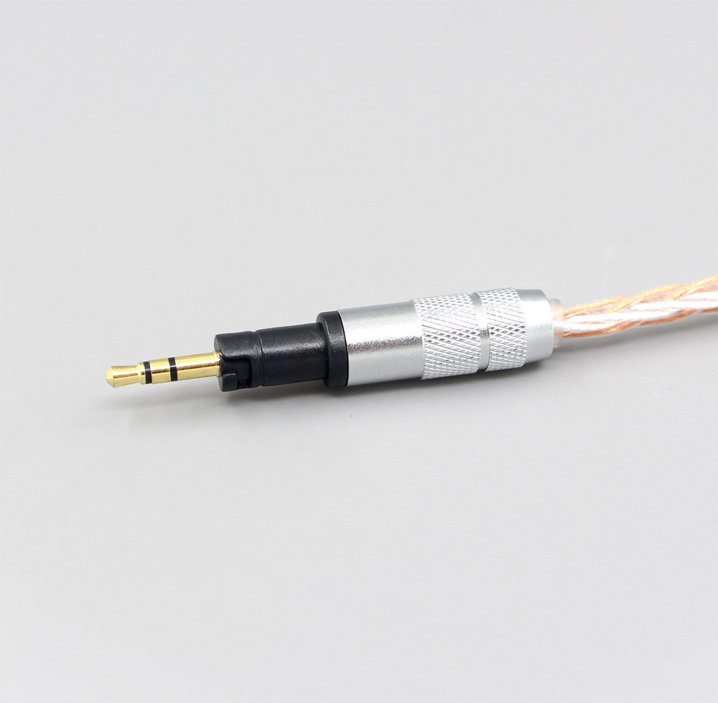 XLR 6.5mm 4.4mm 2.5mm 800 Wires Silver + OCC Headphone Cable For Sennheiser Momentum 1.0 2.0 On-Ear Earphone