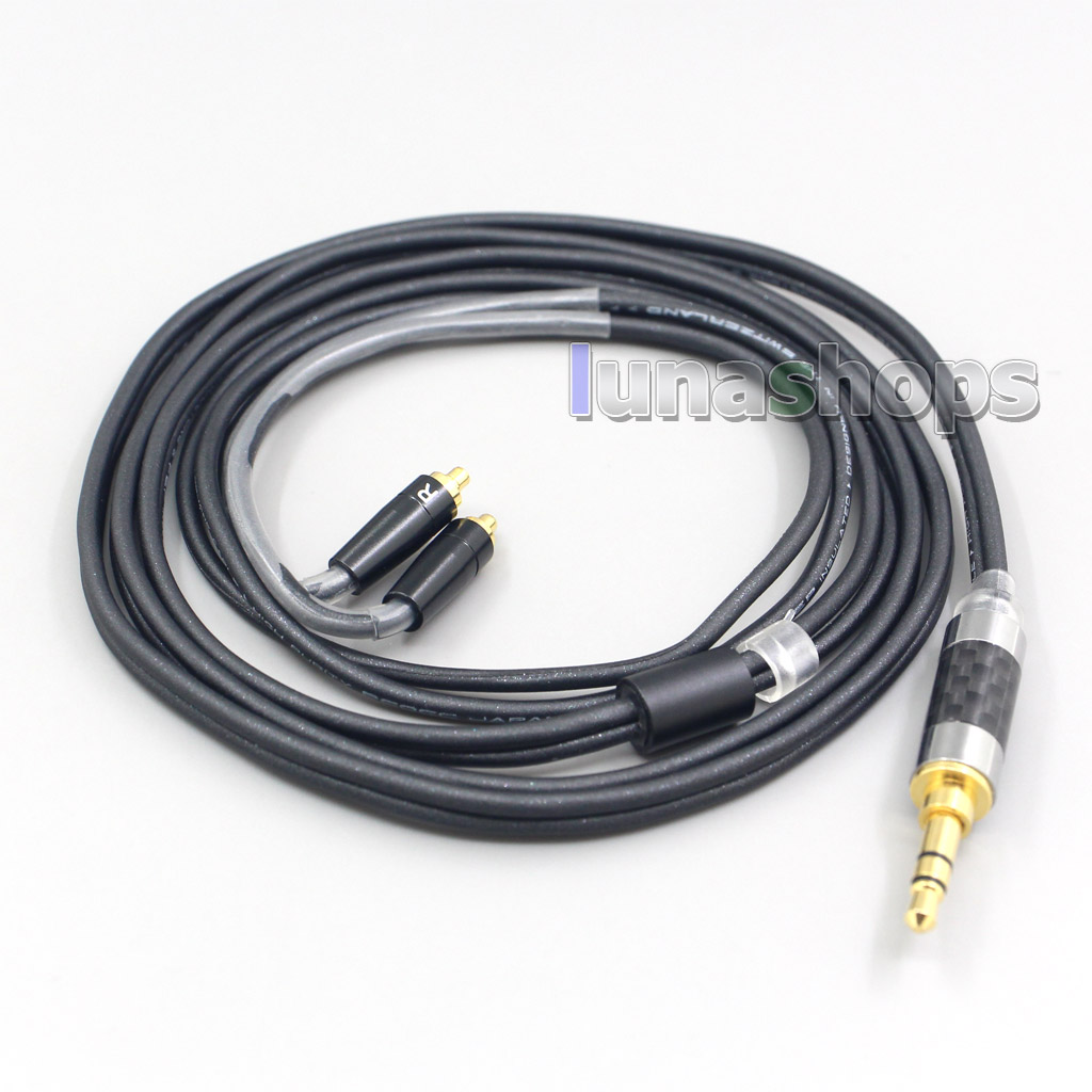 2.5mm 4.4mm 3.5mm XLR Black 99% Pure PCOCC Earphone Cable For AKG N5005 N30 N40 MMCX