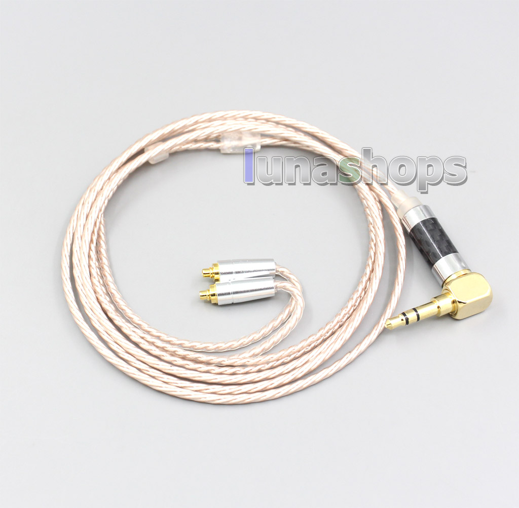 Hi-Res Brown XLR 3.5mm 2.5mm 4.4mm Earphone Cable For AKG N5005 N30 N40 MMCX