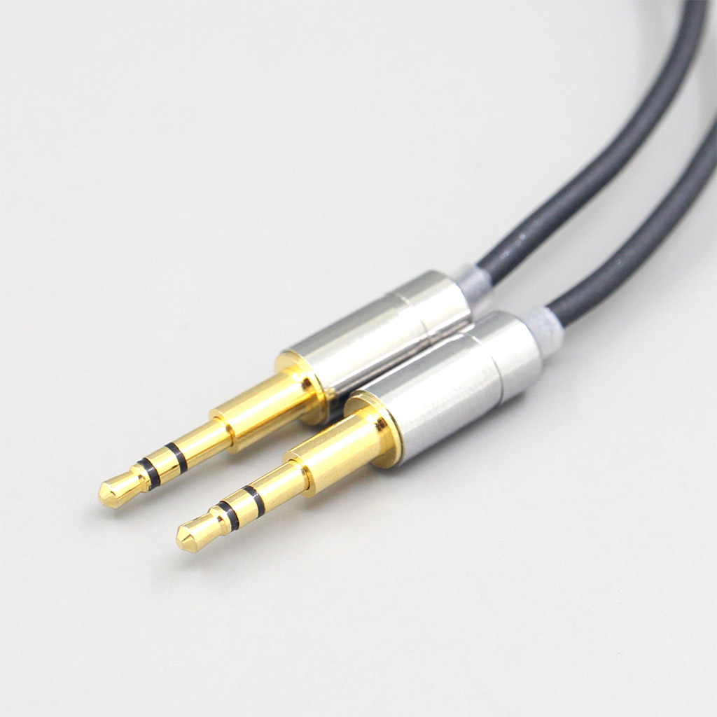 2.5mm 4.4mm 3.5mm 6.5mm XLR Black 99% Pure PCOCC Earphone Cable For Oppo PM-1 PM-2 Planar Magnetic Headphone