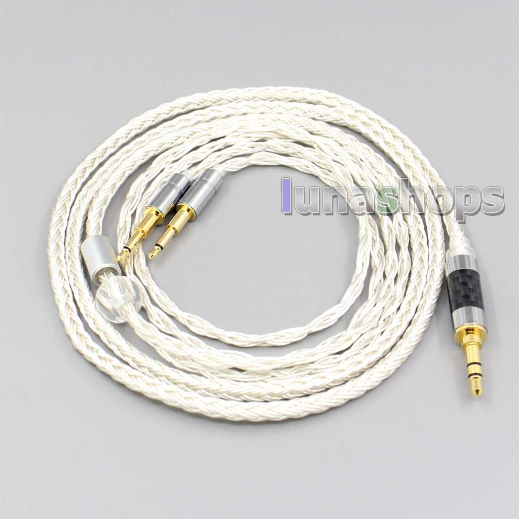 16 Core OCC Silver Plated Headphone Cable For Oppo PM-1 PM-2 Planar Magnetic 1MORE H1707