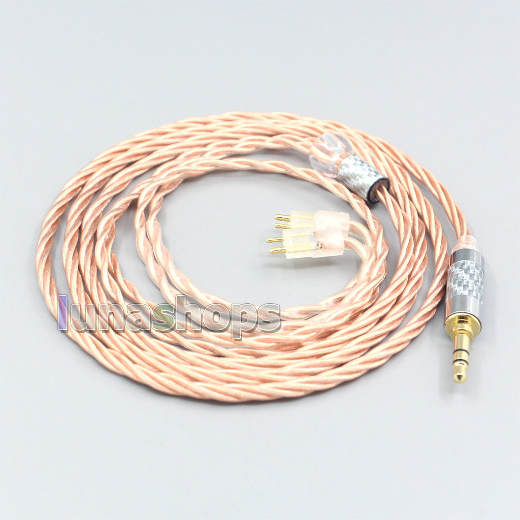 Silver Plated OCC Shielding Coaxial Earphone Cable For Fitear To Go! 334 private c435 Jaben F111 MH333 223 22