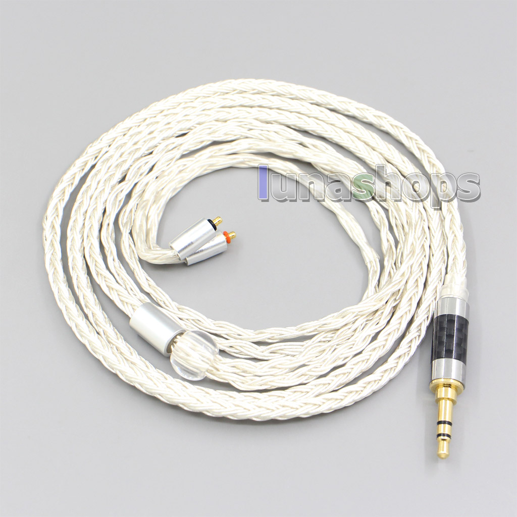 16 Core OCC Silver Plated Headphone Earphone Cable For UE Live UE6 Pro Lighting SUPERBAX IPX