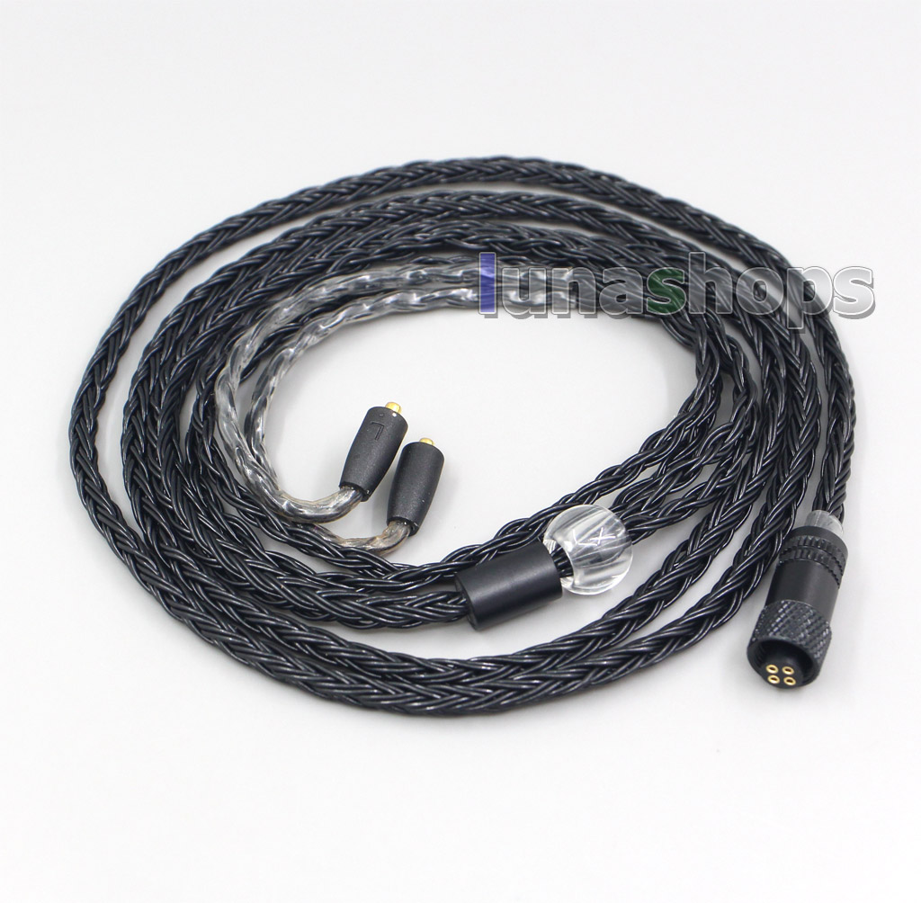 16 Core Black OCC Awesome All In 1 Plug Earphone Cable For Westone W40 W50 W60 UM10 UM20 UM30 UM40 UM50 Pro