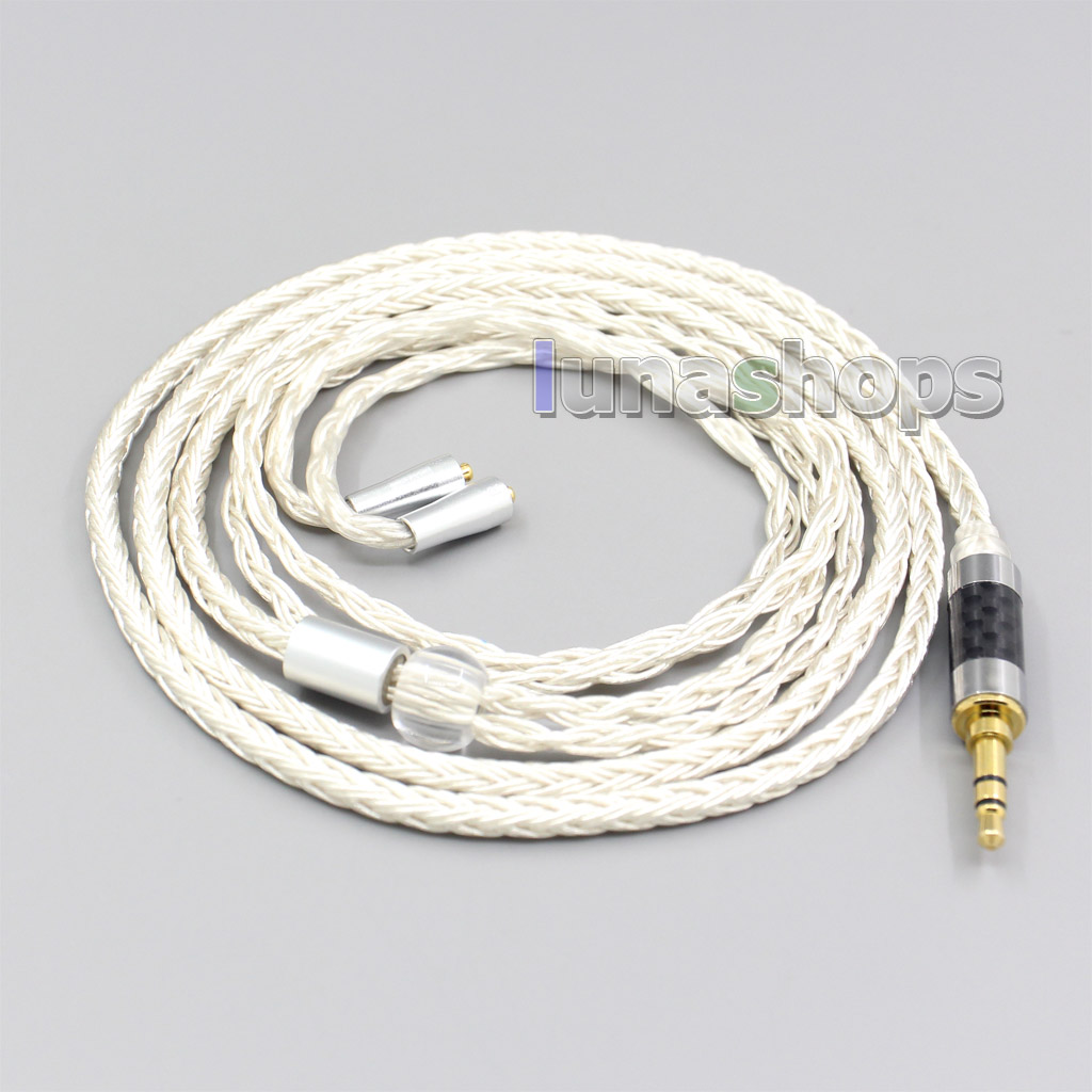 16 Core OCC Silver Plated Earphone Cable For Westone W40 W50 W60 UM10 UM20 UM30 UM40 UM50 Pro