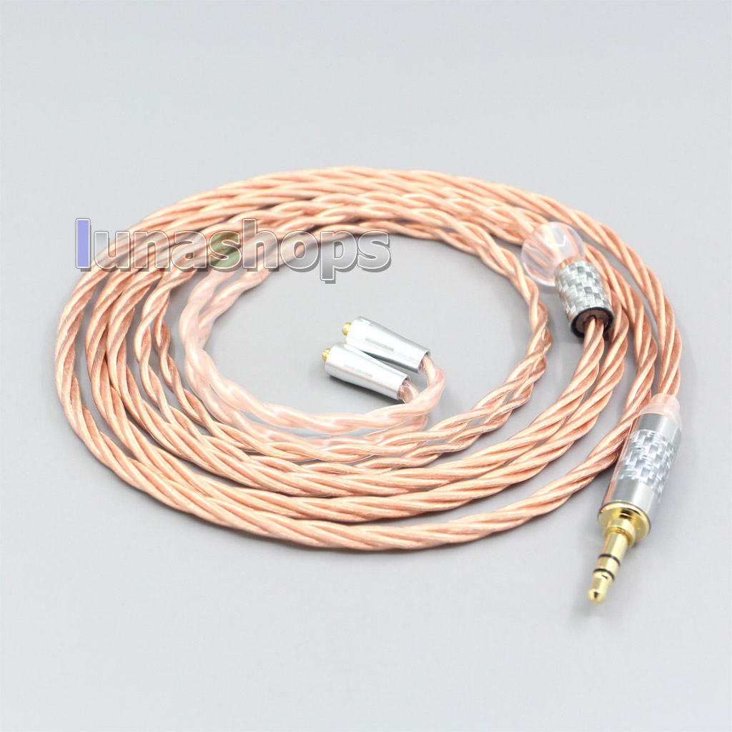 Silver Plated OCC Shielding Coaxial Earphone Cable For Westone W40 W50 W60 UM10 UM20 UM30 UM40 UM50 Pro