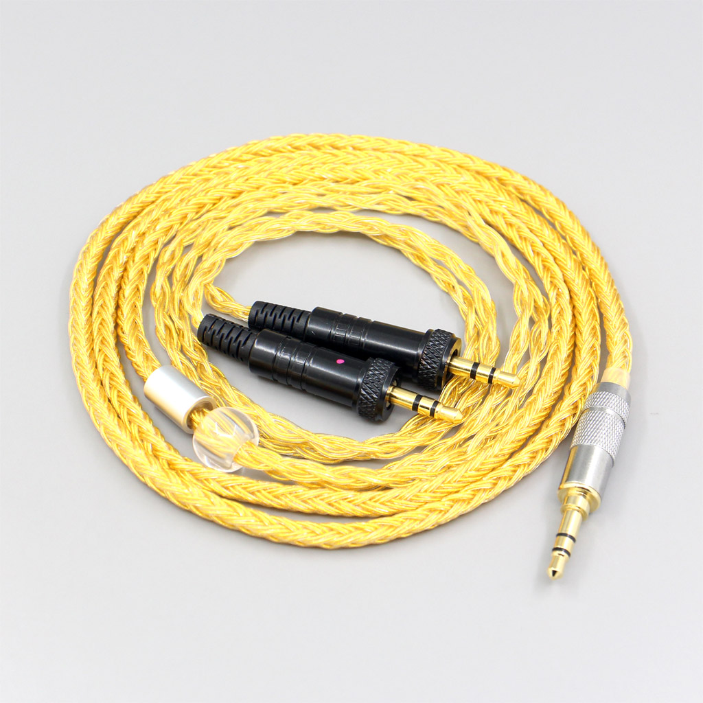 16 Core OCC Gold Plated Braided Earphone Cable For Sony MDR-Z1R MDR-Z7 MDR-Z7M2 With Screw To Fix headphone