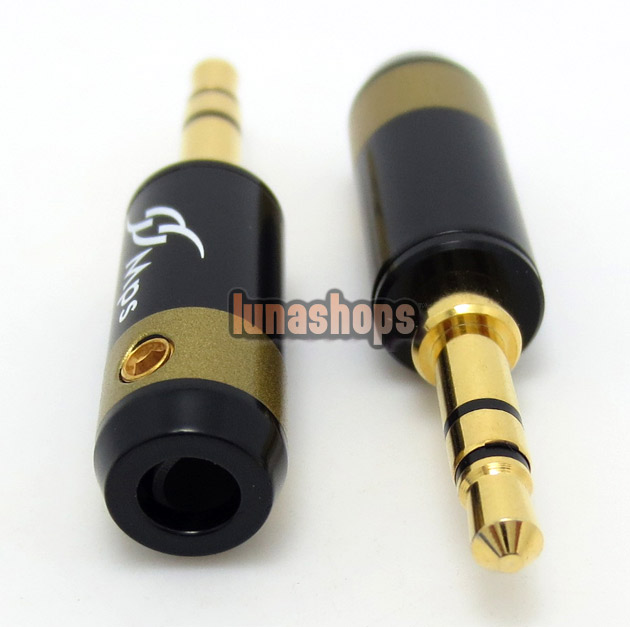 Mps Eagle-4G 3.5mm  Male Plug Golden Plated solder type Adapter For DIY 