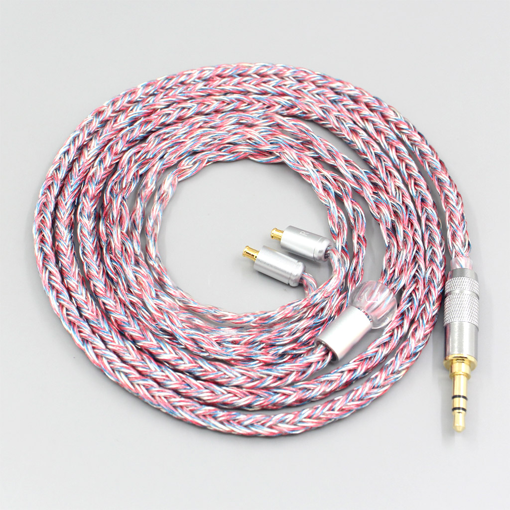 16 Core Silver OCC OFC Mixed Braided Cable For Audio Technica ATH-CKR100 CKR90 CKS1100 CKR100IS CKS1100IS Earphone