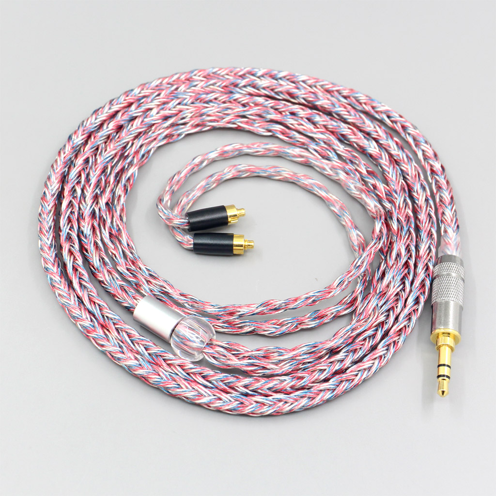 16 Core Silver OCC OFC Mixed Braided Cable For Dunu dn-2002 Earphone Headphone