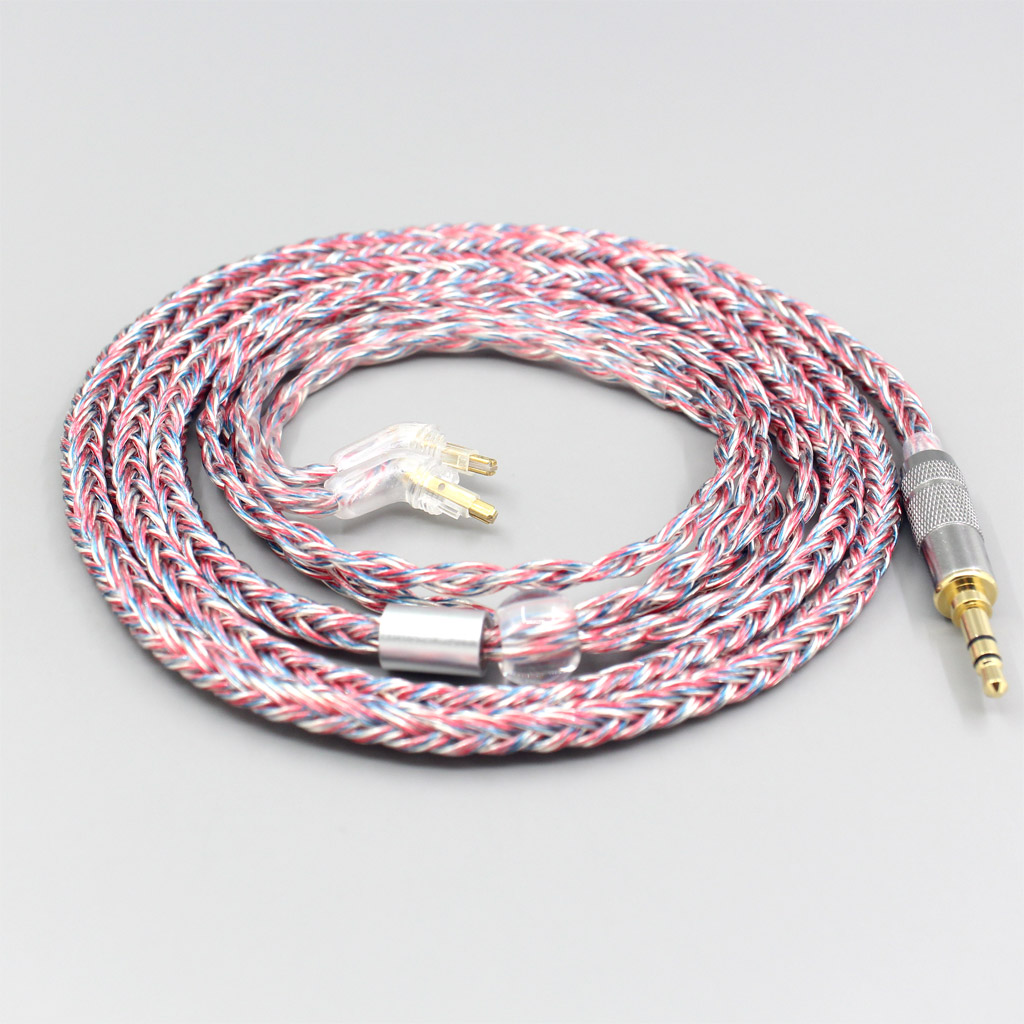 16 Core Silver OCC OFC Mixed Braided Cable For Sony MDR-EX1000 MDR-EX600 MDR-EX800 MDR-7550 Earphone