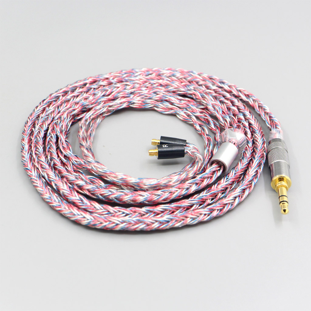 16 Core Silver OCC OFC Mixed Braided Cable For Acoustune HS 1695Ti 1655CU 1695Ti 1670SS Earphone