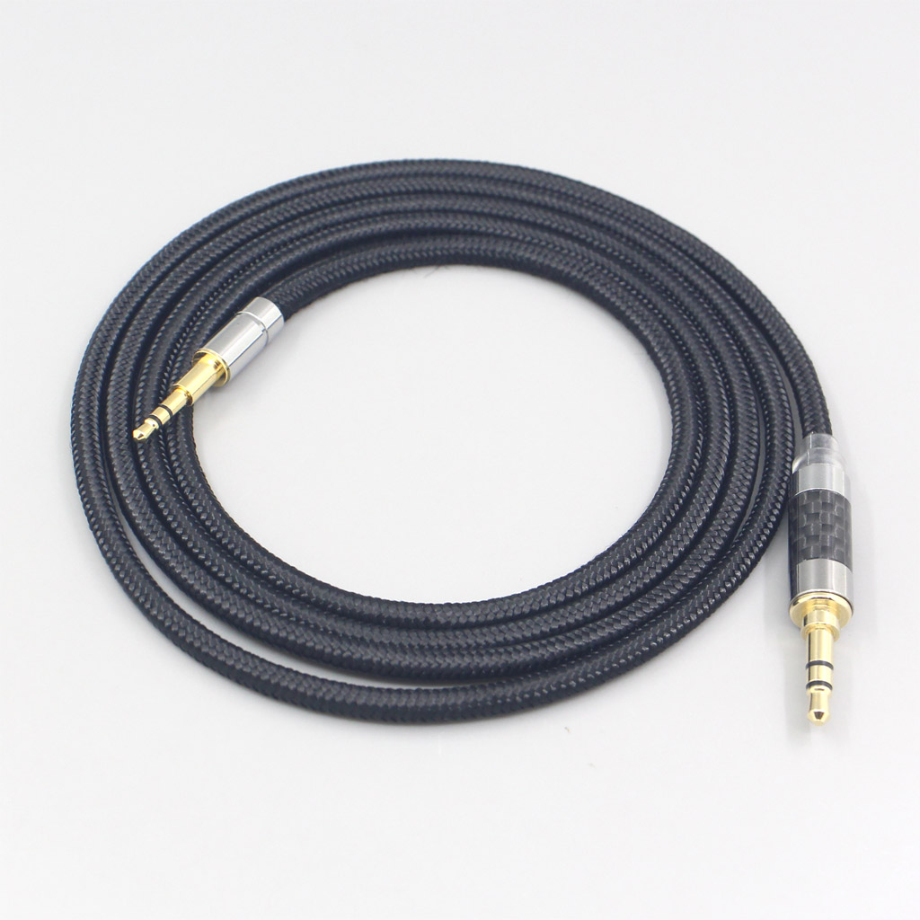 6.5mm XLR 4.4mm Super Soft Headphone Nylon OFC Cable For Denon AH-D340 D320 NC800 NC732 NCW500 N60c K845 K840
