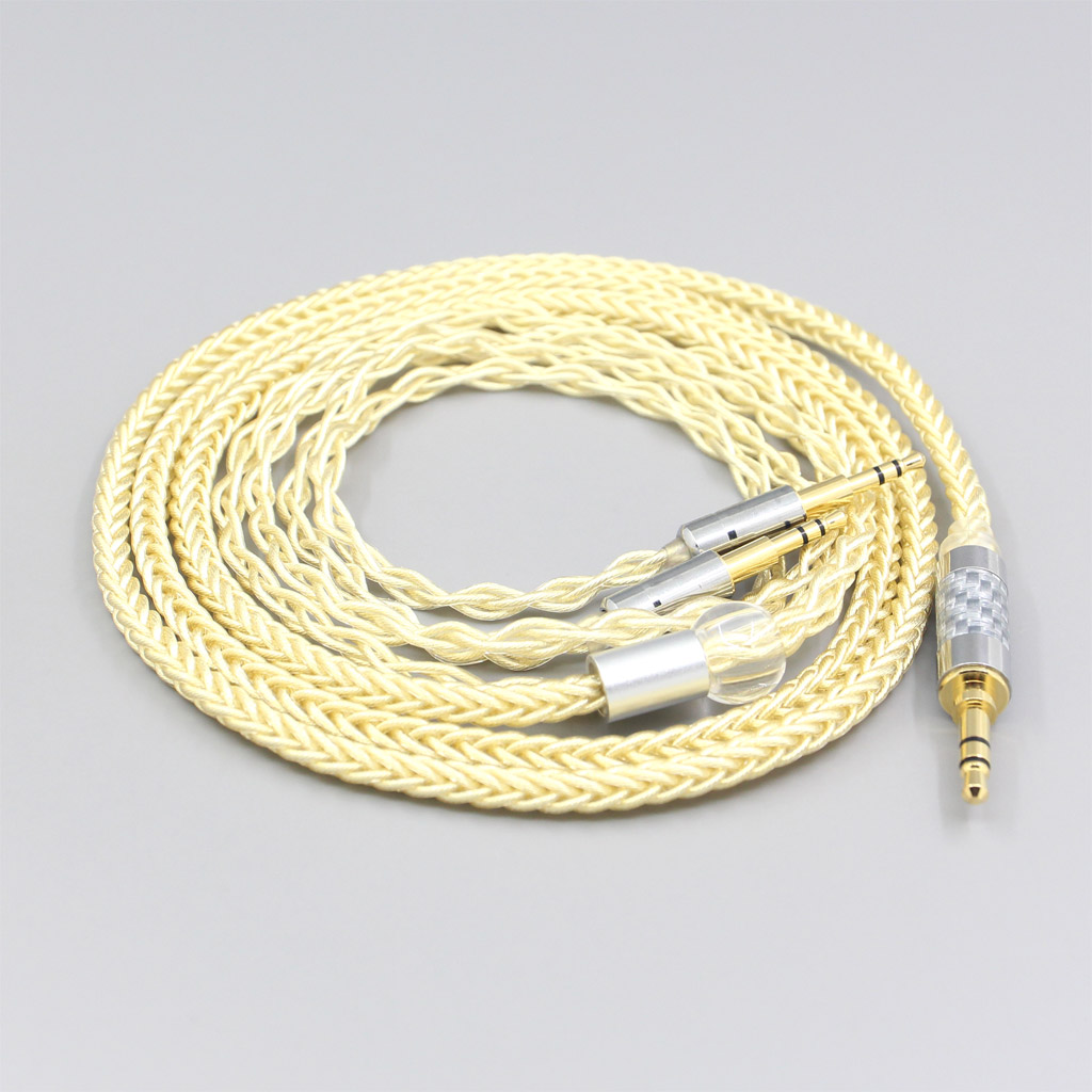8 Core Gold Plated + Palladium Silver OCC Cable For Oppo PM-1 PM-2 Planar Magnetic 1MORE H1707 Sonus Faber Pryma Headphone