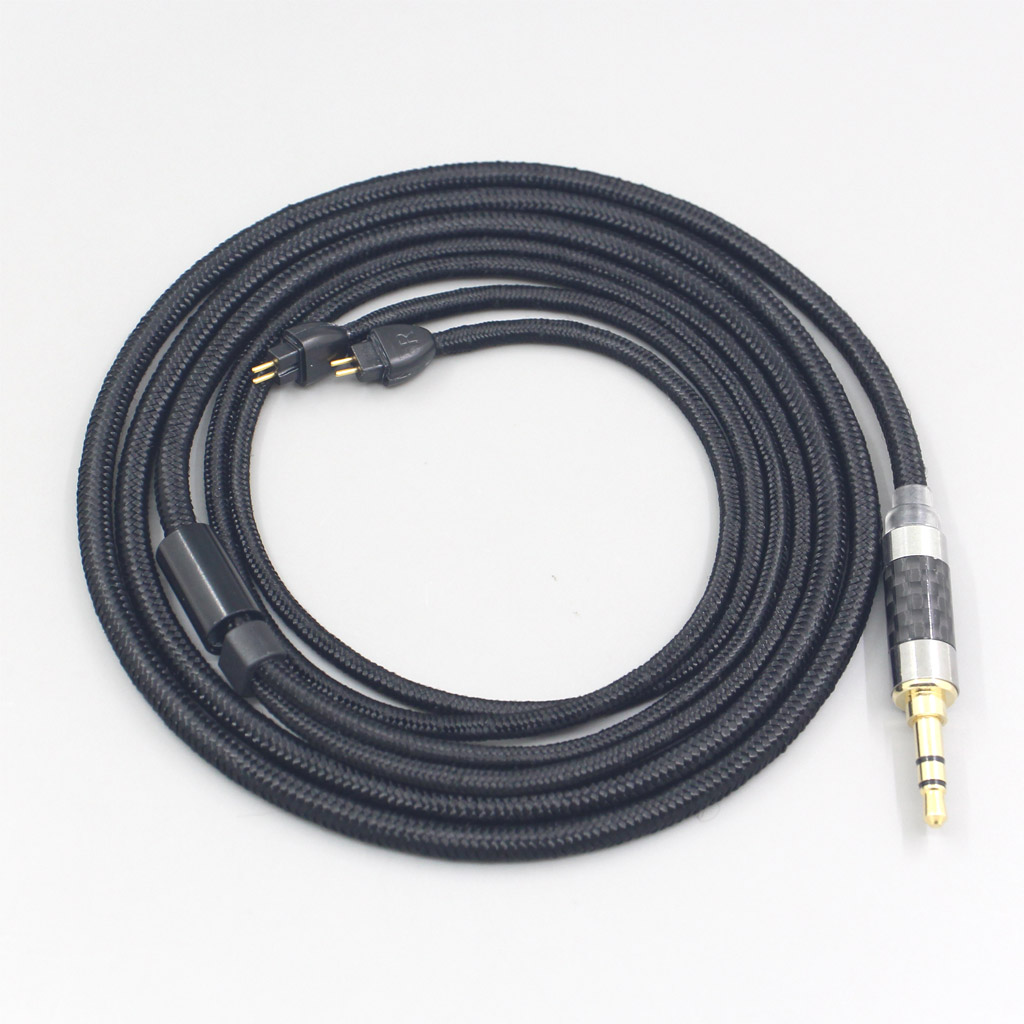2.5mm 4.4mm Super Soft Headphone Nylon OFC Cable For HiFiMan RE2000 Topology Diaphragm Dynamic Driver Earphone