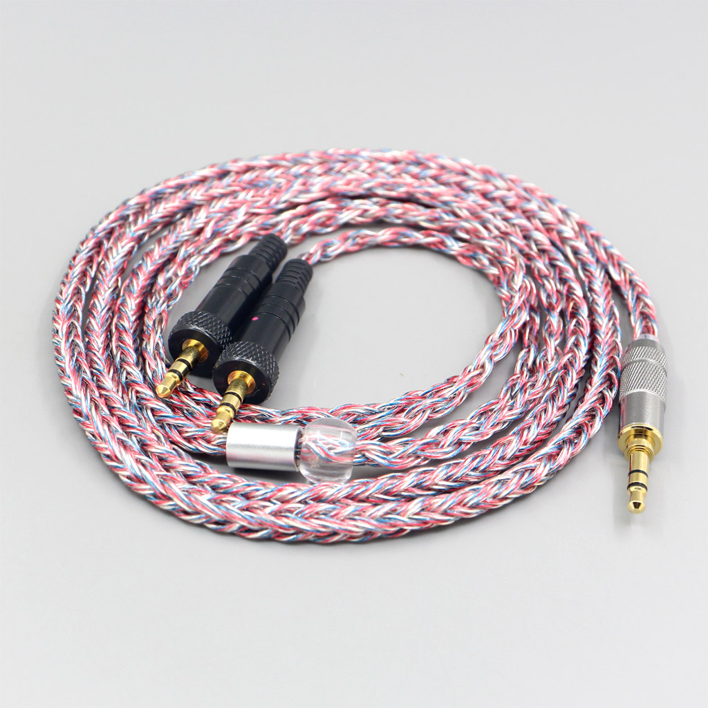 16 Core Silver OCC OFC Mixed Braided Cable For Sony MDR-Z1R MDR-Z7 MDR-Z7M2 With Screw To Fix headphone Earphone