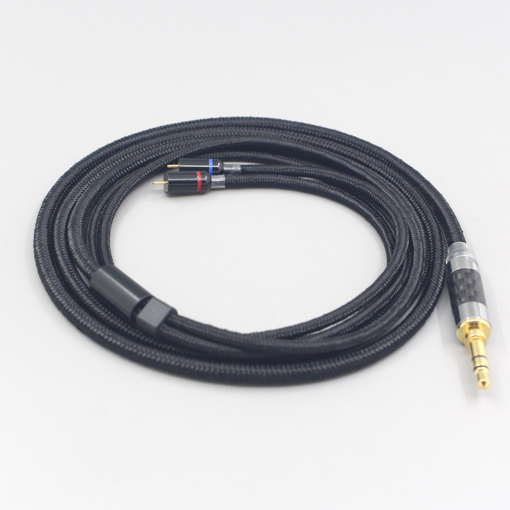2.5mm 4.4mm Super Soft Nylon OFC Cable For 0.78mm Flat Step JH Audio JH16 Pro JH11 Pro 5 6 7 BA Custom Earphone