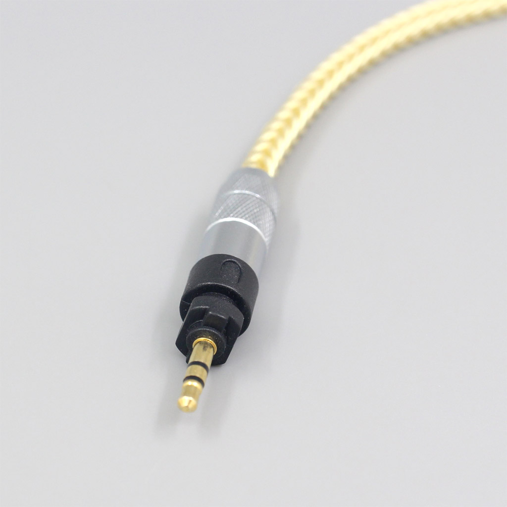 8 Core Gold Plated + Palladium Silver OCC Cable For Shure SRH840 SRH940 SRH440 SRH750DJ Philips SHP9000 SHP8900 Headphone